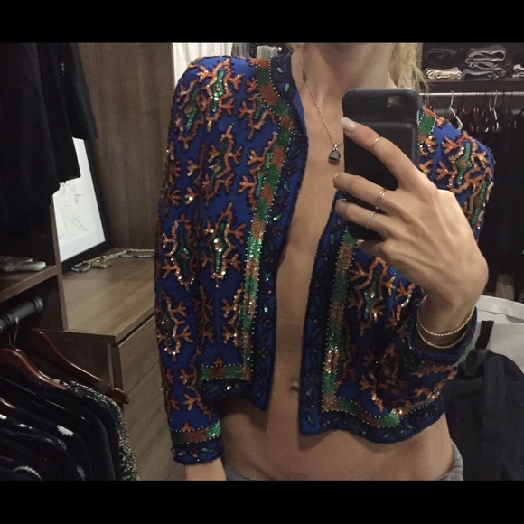 Vintage beaded cardigan