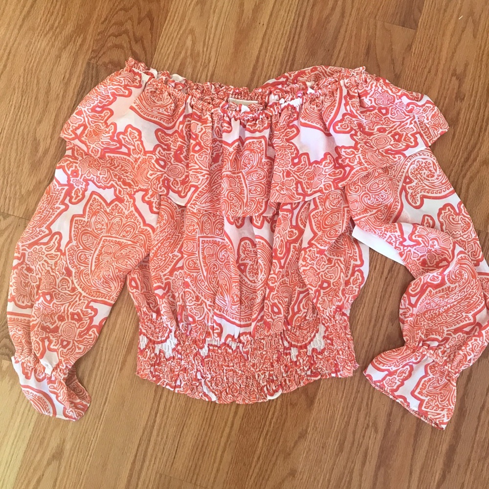 MK silky blouse