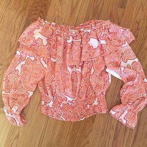 MK silky blouse