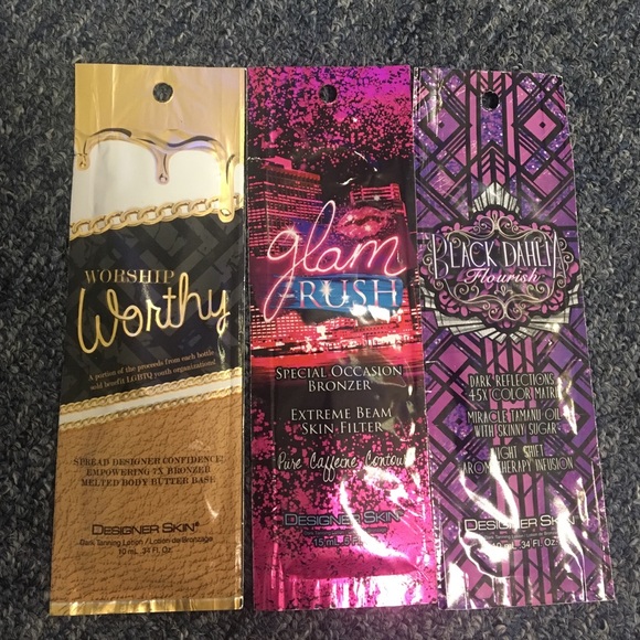 Bundle of tanning lotion Samples