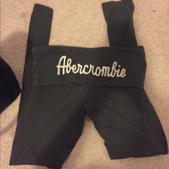Abercrombie & fitch gray yoga pants