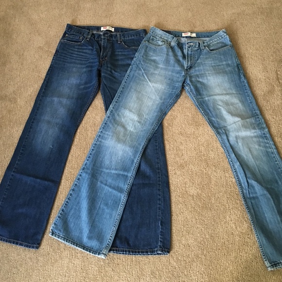 Set of 2 men's Levi 527 Jeans. Never worn. 33x34's