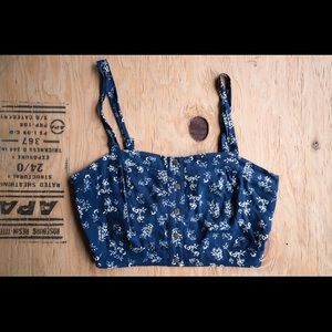 Floral crop top
