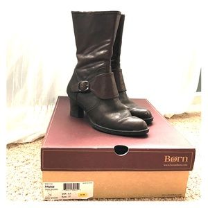 Dark Brown Born Pavan Boots
