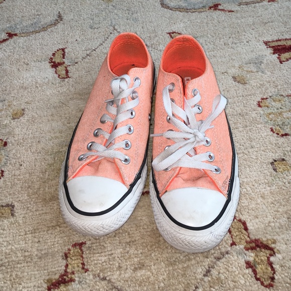 Orange converse