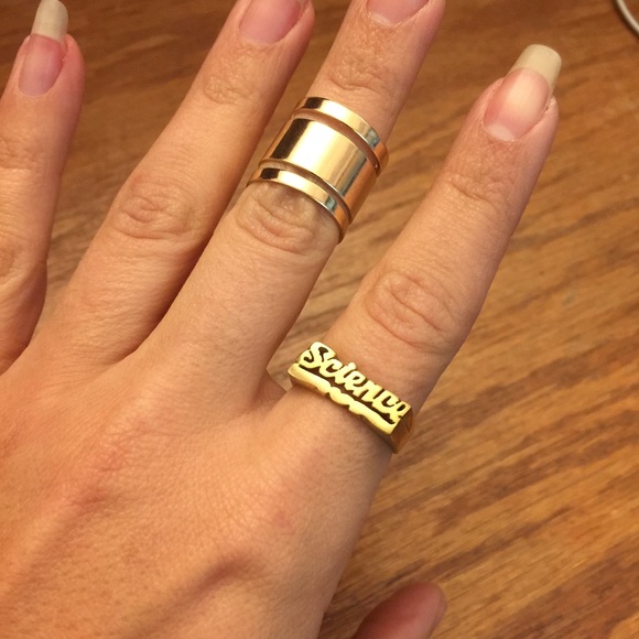 NWT Gold brass Science ring! Handmade in USA - Picture 2 of 4