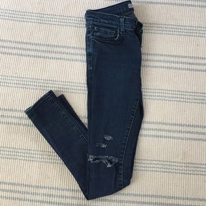 J Brand ripped skinny jeans