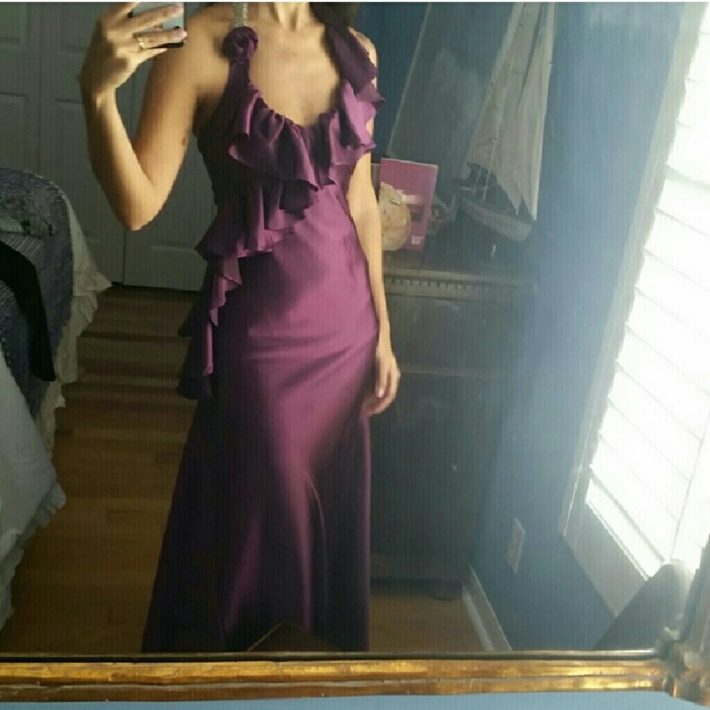 Wedding dress braidsmaid Purple