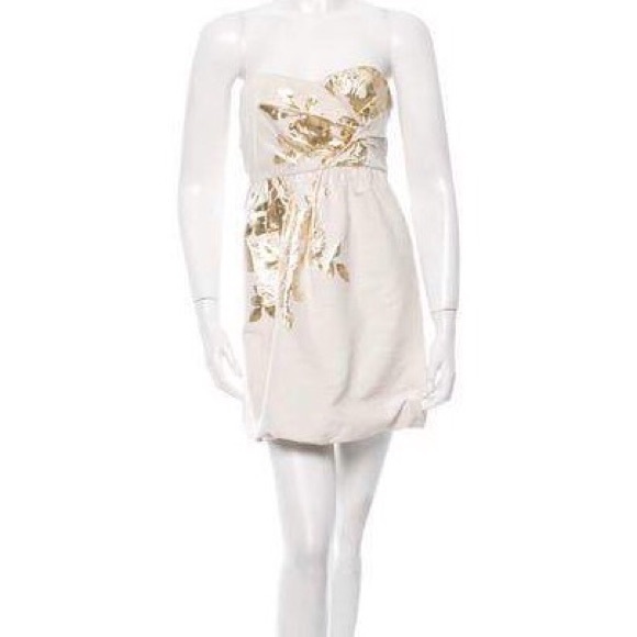 Tibi Strapless Dress