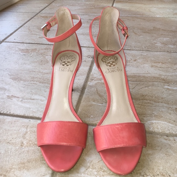 Vince Camuto ankle strap heels