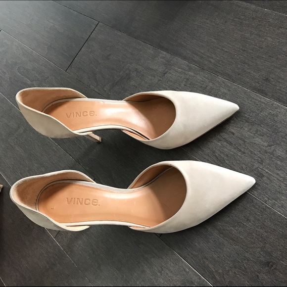 Vince Celeste d'orsay nude pumps