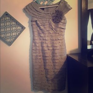 Silver formal dress