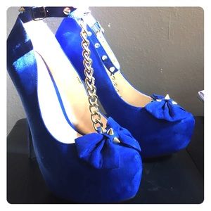 Cobalt blue heels