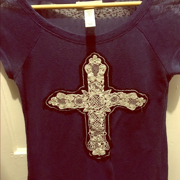 Short Sleeve Cross Top with Long Sleeve Cardigan