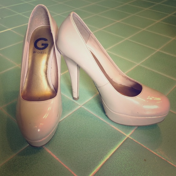 Nude G by Guess high heels