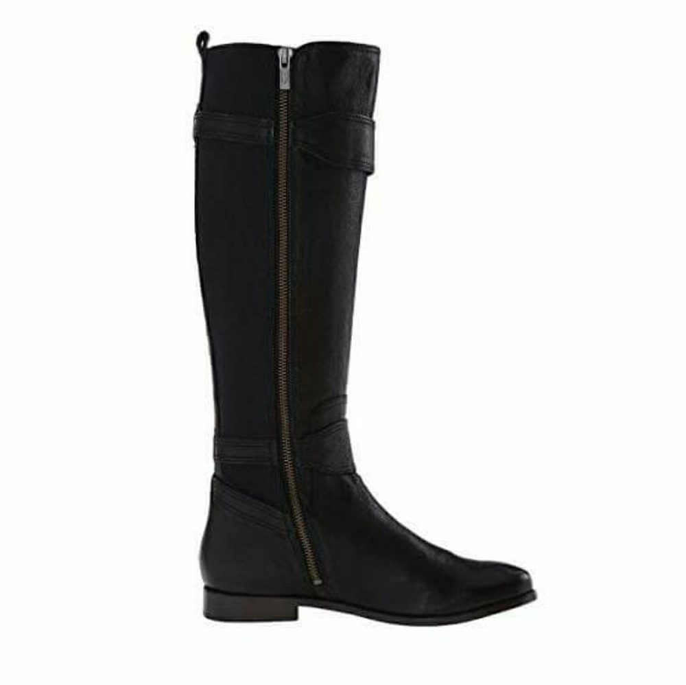 Frye Anna gore tall black knee high boots 6.5 NEW - Picture 5 of 5
