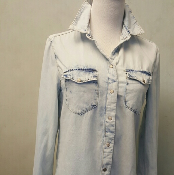 Tie dyed denim top . - Picture 4 of 4