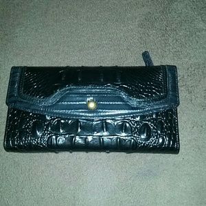 Brahmin checkbook/wallet with pen