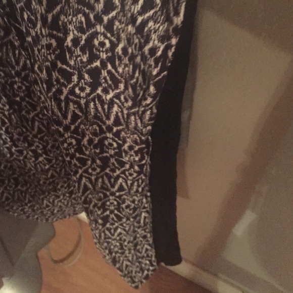 Black and white print jumpsuit - Picture 2 of 2