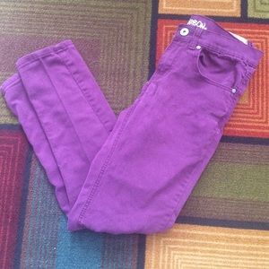 Purple Skinny Pants
