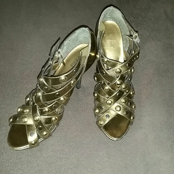 Cami bronze heels