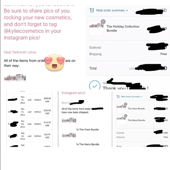 Kylie jenner holiday mini kit matte!!