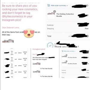 Kylie jenner holiday mini kit matte!!