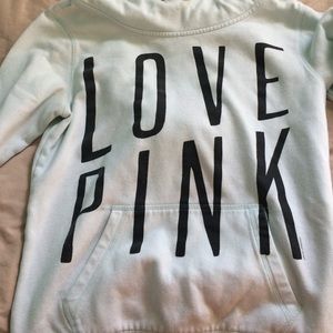 Light Blue PINK Hoodie