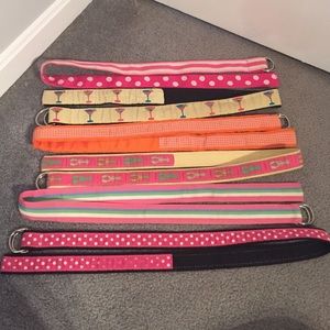 Assortment of ribbon belts