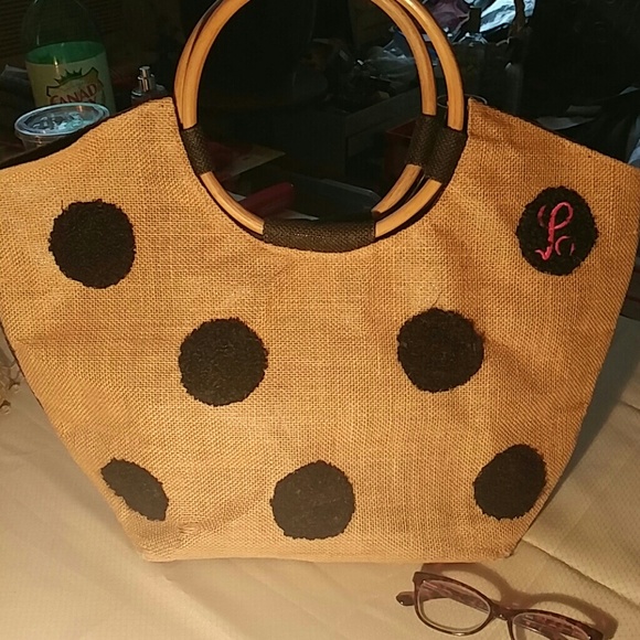 Handbags - 👒🍷Fantastic monogrammed tote👜👛
