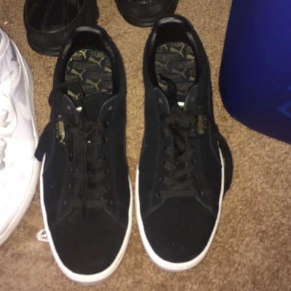 Black Puma Suede Size 11