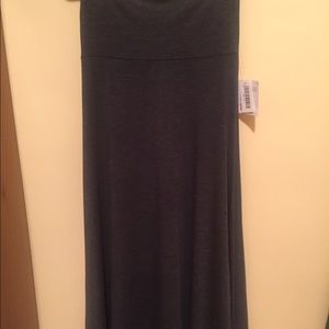 Lularoe xs grey maxi skirt BNWT