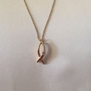 14k Yellow Gold Pendant Necklace