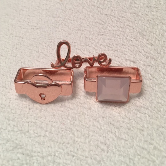 Rose Gold charms for Fitbit or Disney Magic band