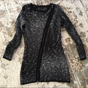 BCBG boucle long cardigan