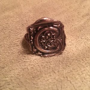 Waxing Poetic "C" Ring