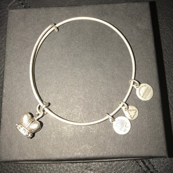 Alex and Ani Jewelry - ALEX AND ANI Kings Crown Charm Bangle(Raf.Slvr)
