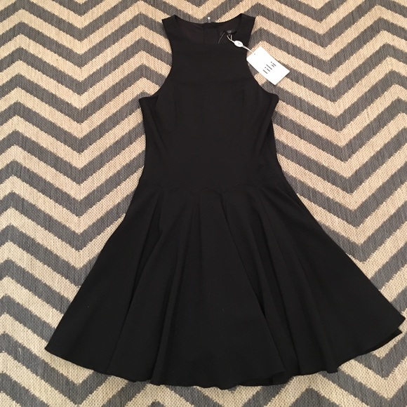 Tibi black cocktail dress