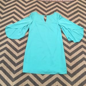 Milly turquoise cocktail dress