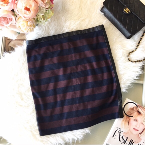 Club Monaco Dresses & Skirts - Striped "Isabel" Knit Pencil Skirt by Club Monaco