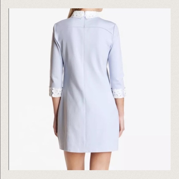 Ted Baker London Pale Blue Lace Collar shirt dress - Picture 2 of 4