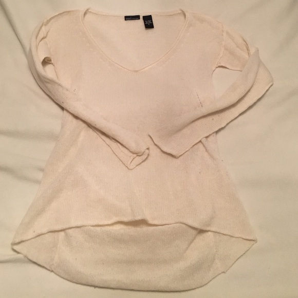 Cream tunic sweater