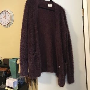 Pins & Needles Deep Purple Sweater