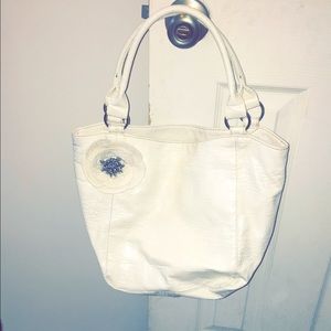 White purse