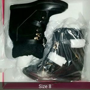 Never worn black booties