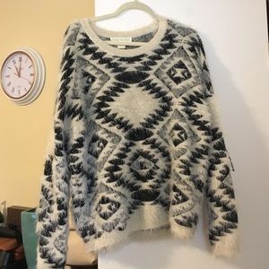 Printed Pull Over Sweater