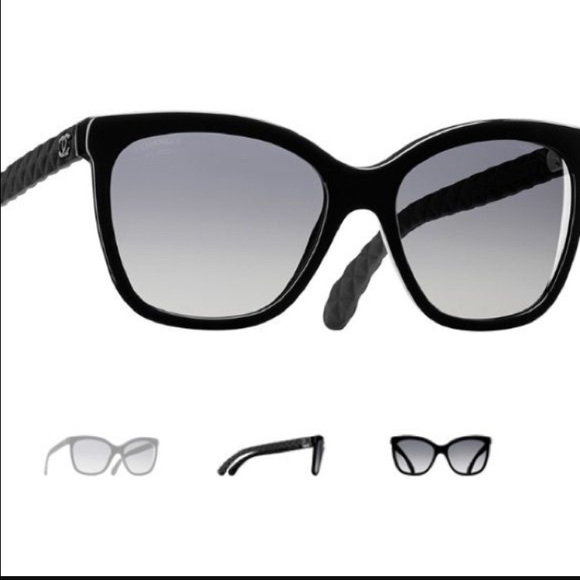 Chanel Black Polarized Sunglasses