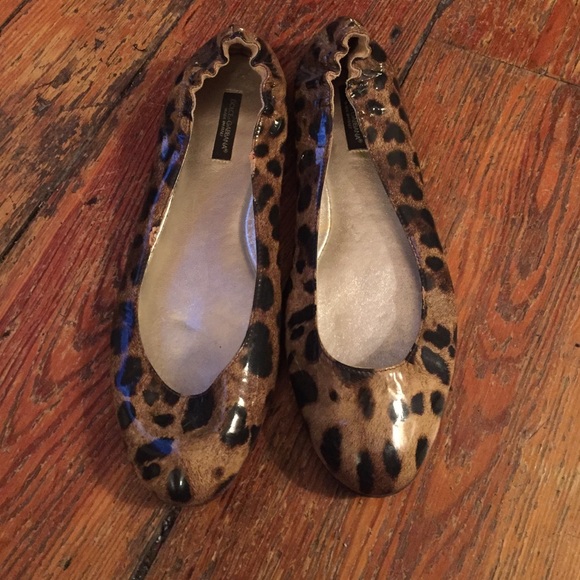 Dolce&Gabbana leopard print flats