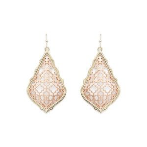 Addie earrings in gold and rose gold