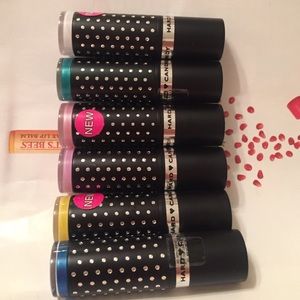 Price firm 6 Hard Candy lipsticks.